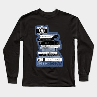 Bookstagram Indigo Blue Long Sleeve T-Shirt